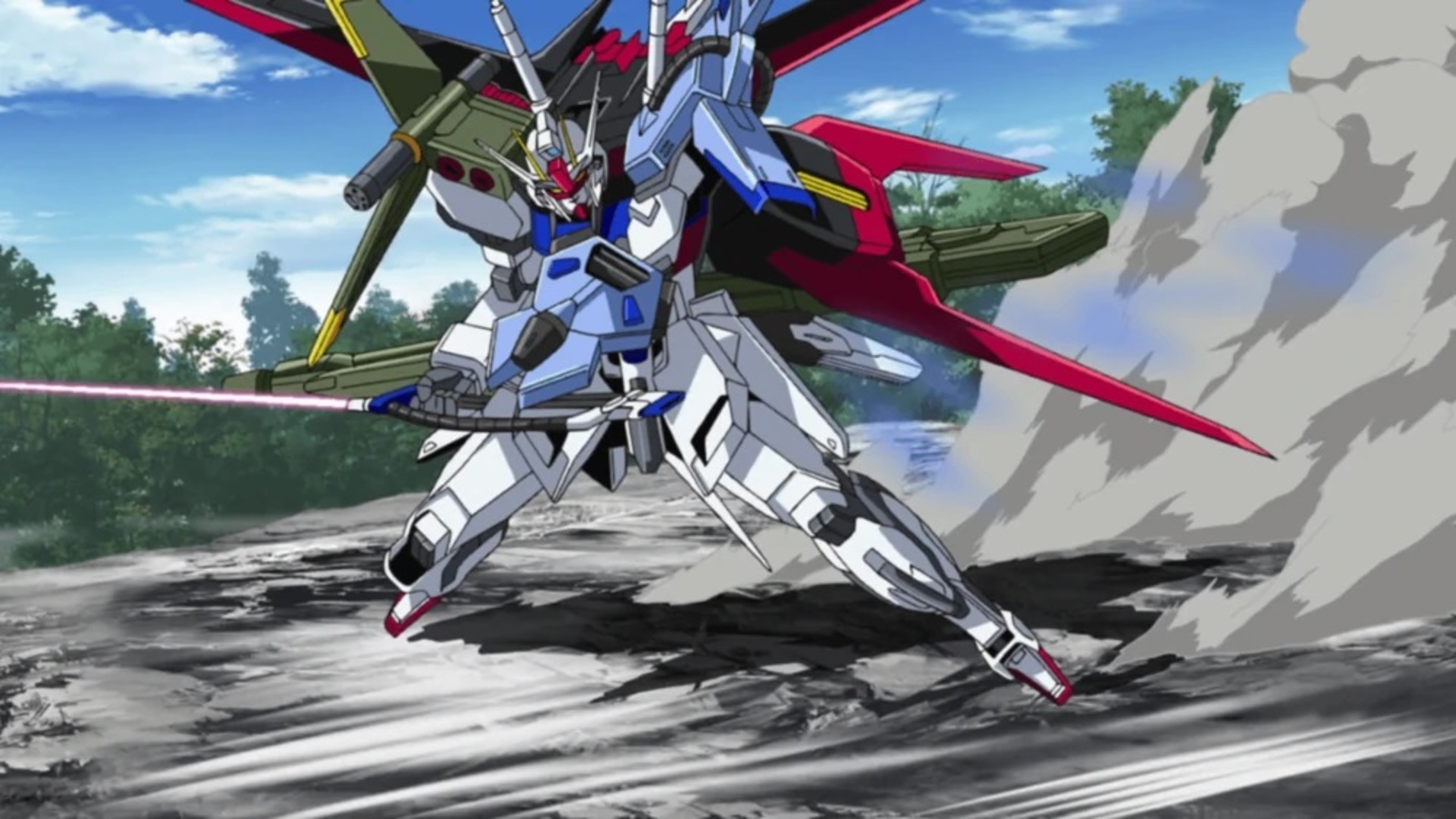 Anime Anime Screenshot Mechs Gundam Super Robot Wars Mobile Suit