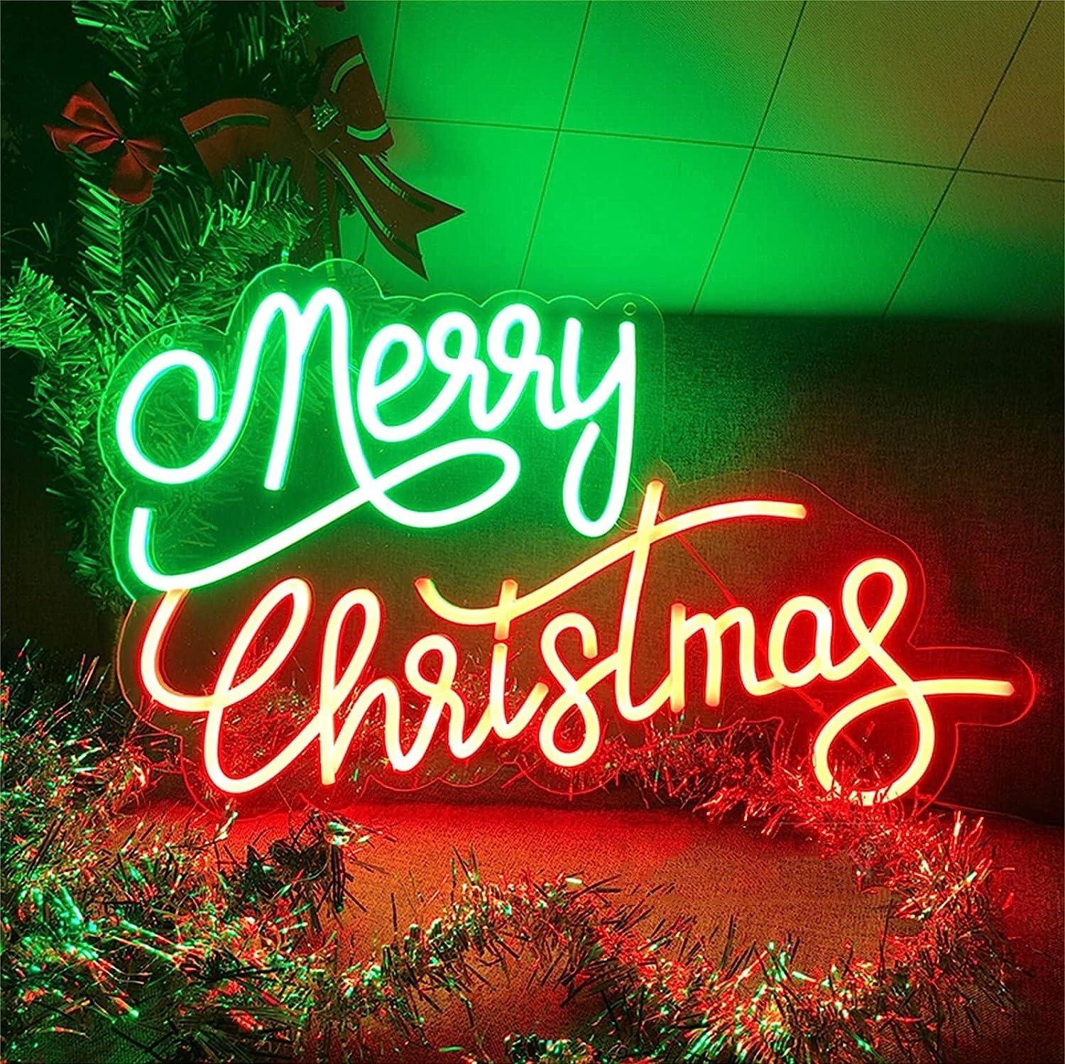 Amazoncom XLXSW Merry Christmas Festival Customizable LED Neon
