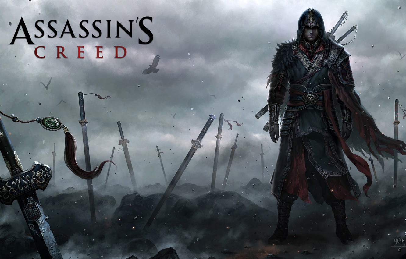 Wallpaper War Swords Assassins Creed Assassin Video Game The