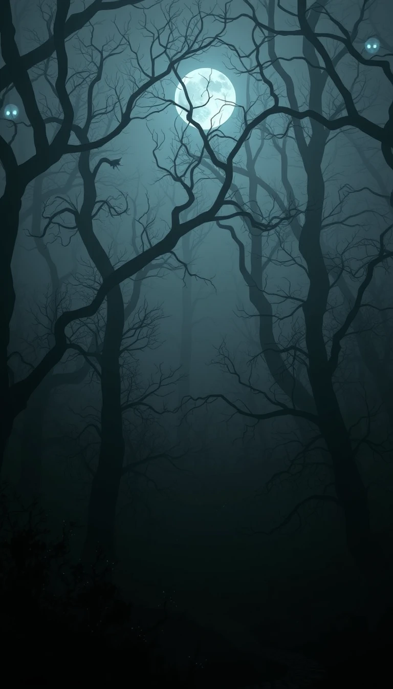 Spooky Forest Wallpaper