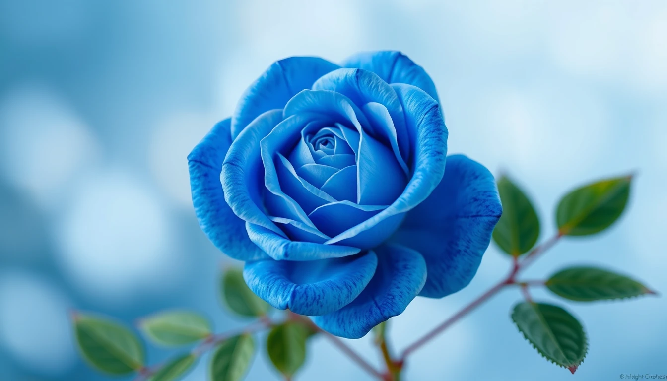 Blue Rose Wallpaper Hd