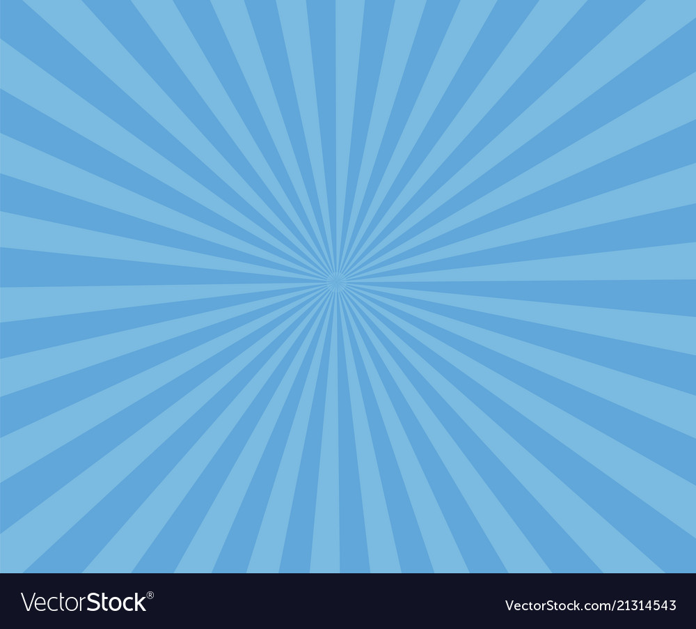 Blue Art Striped Background Modern Stripe Rays Vector Image