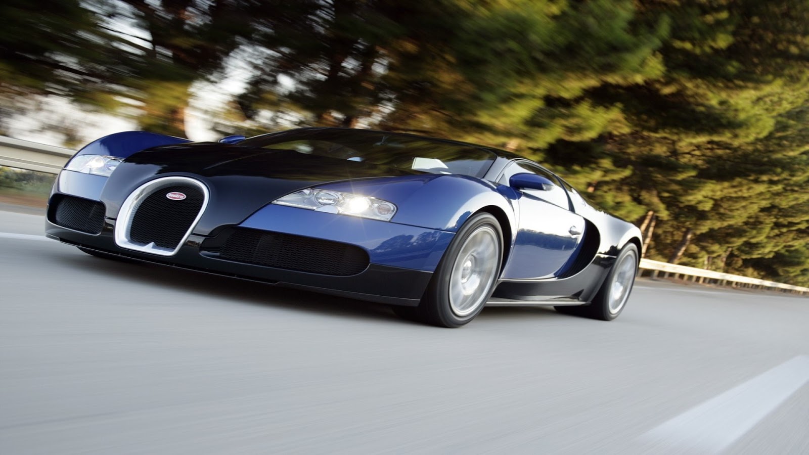 Bugatti Veyron Sports Cars Blue HD Wallpaper 1080p