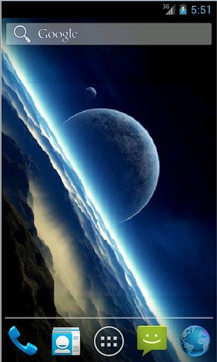 Earth and Moon Live Wallpaper   this is great romantic wallpaper Tags 307x512