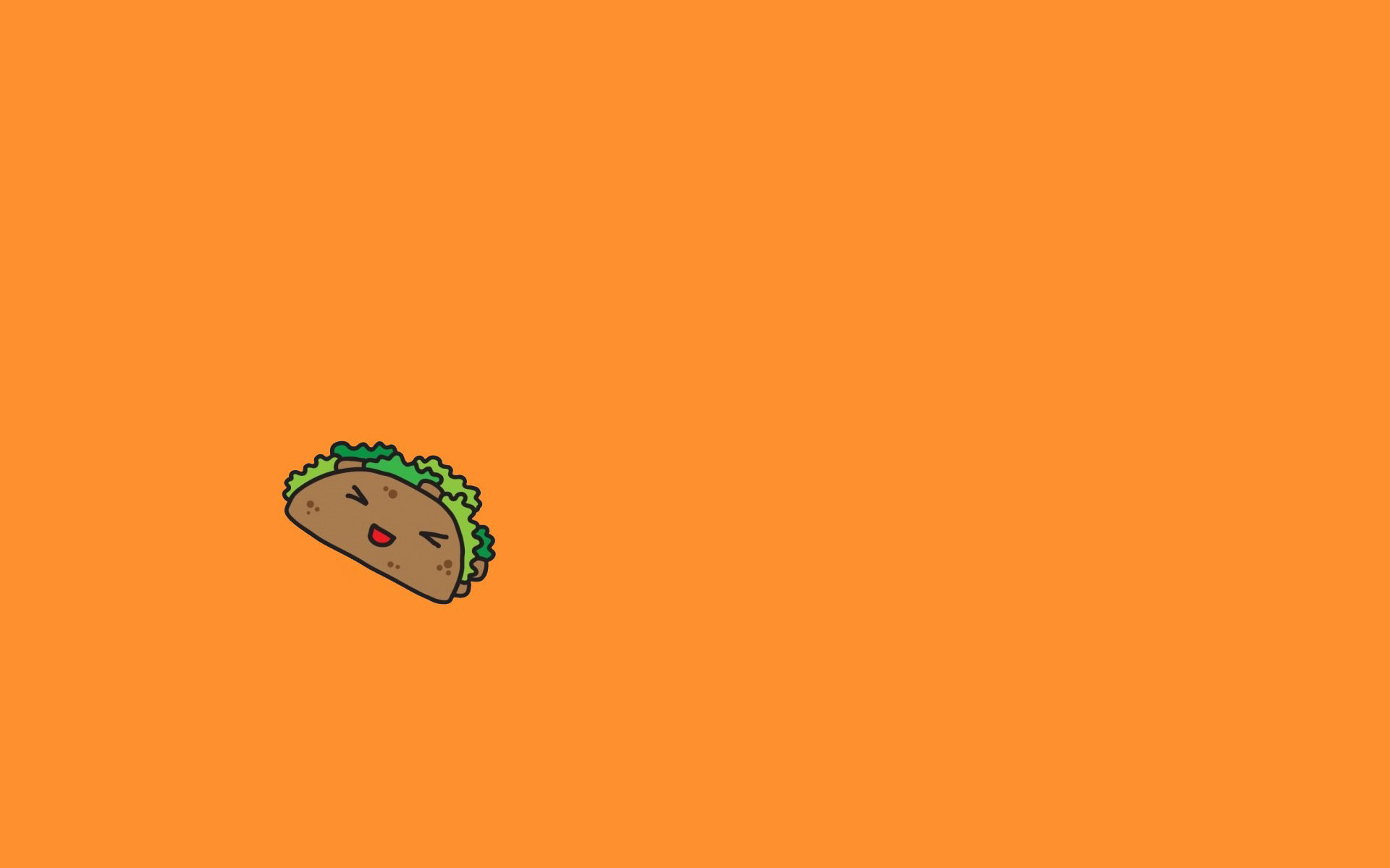 Happy Taco Wallpaper