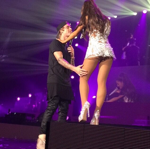 Ariana Grande Performing With Justin Bieber Gotceleb