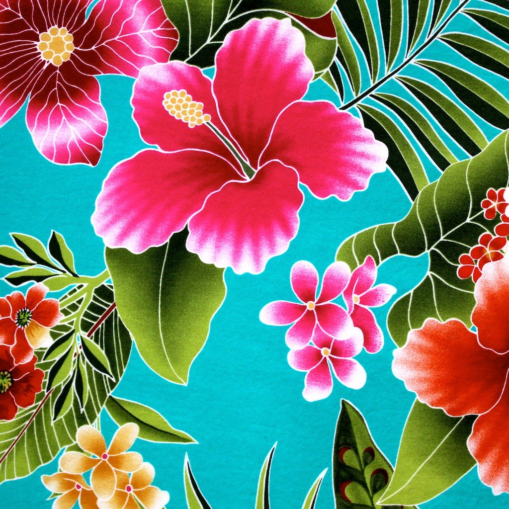 Bright Hawaiian Flowers Sew Moni Craft House By