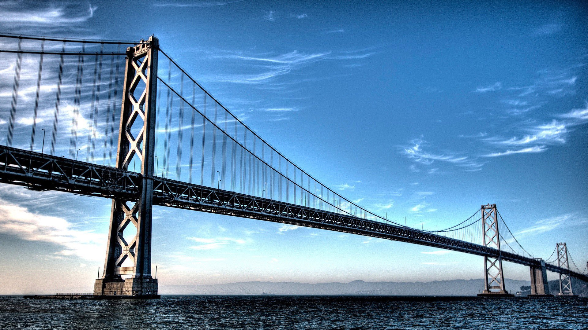 San Francisco Oakland Bay Bridge HD Wallpaper