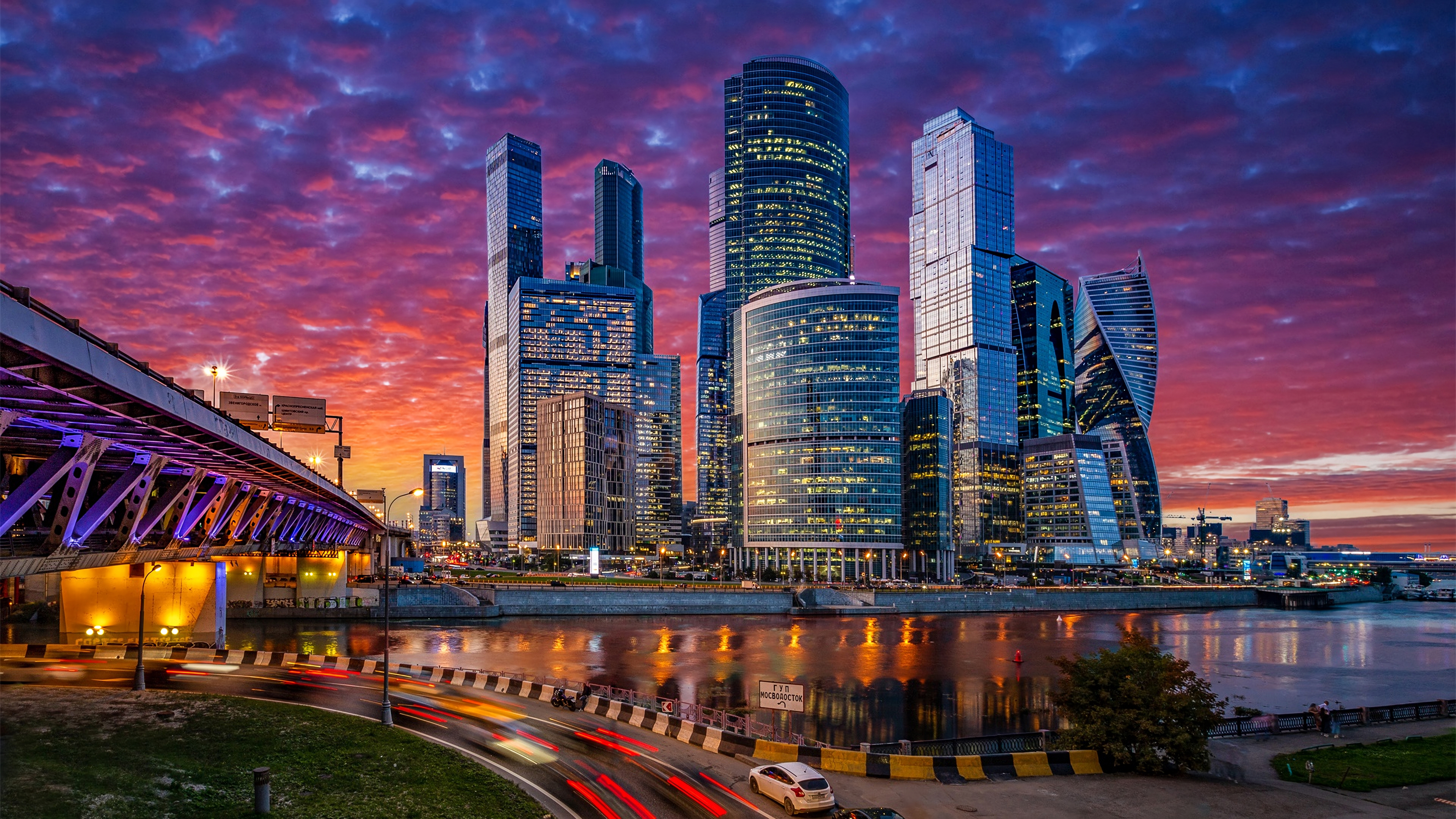 Russia Moscow Cityscape 4k Wallpaper HD World Image Photos