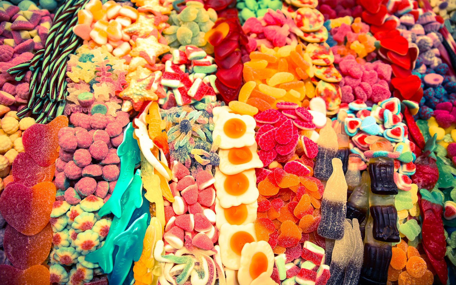 HD Colorful Candies Wallpaper