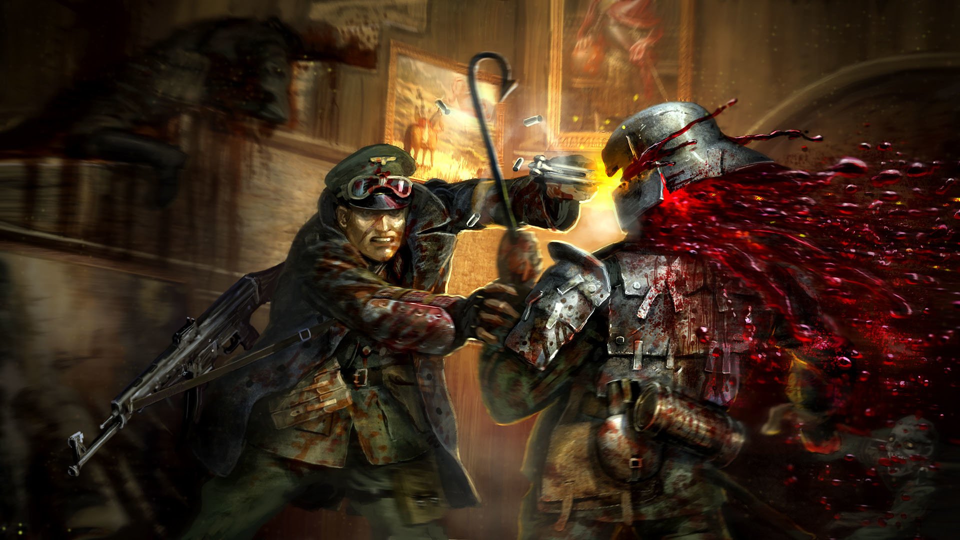 Zombie Army Trilogy HD Wallpaper Background Image