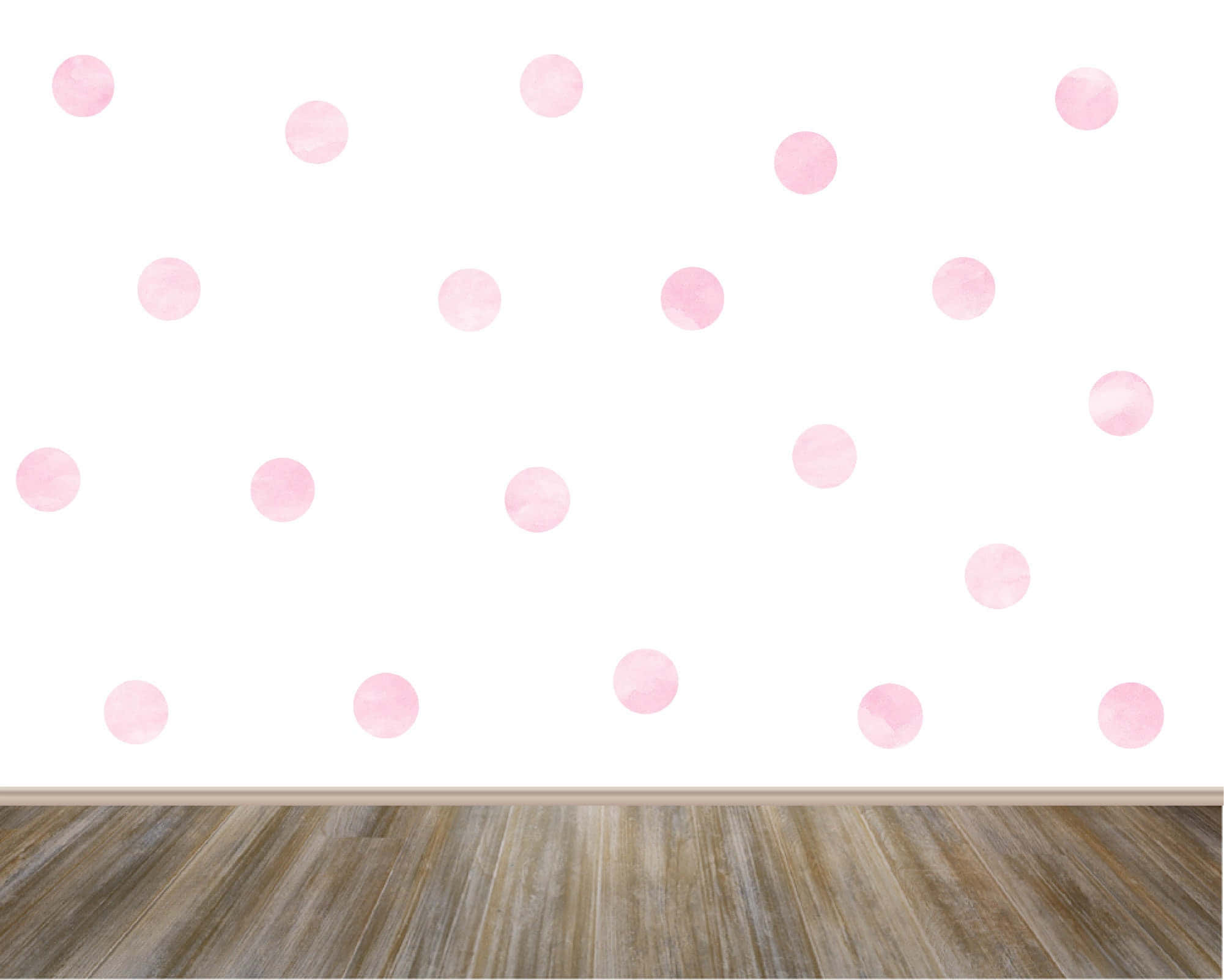 Pink And White Polka Dot X Wallpaper