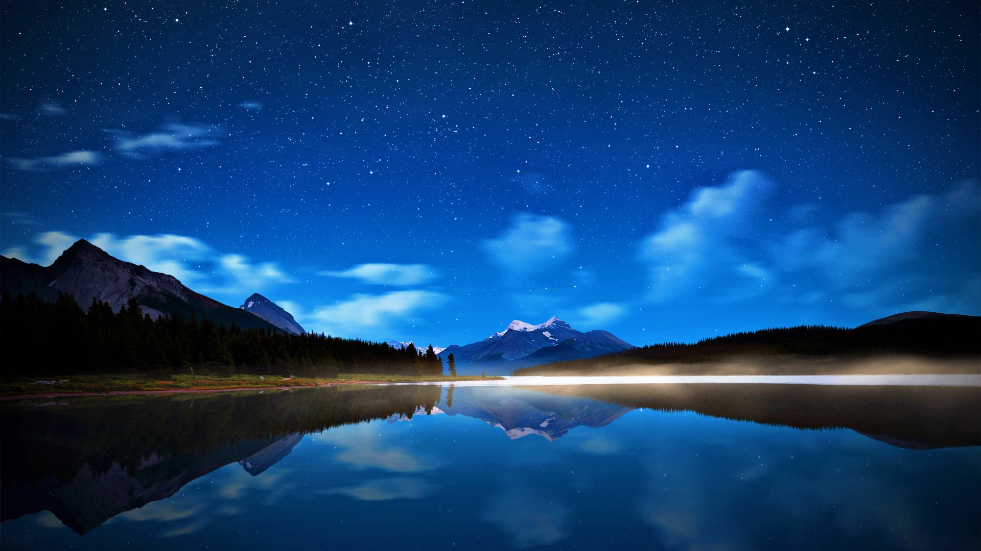 Night Sky High Resolution Background Widescreen Desktop