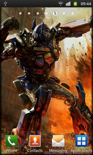  livewallpaper is especially for Transformers Fans around the world