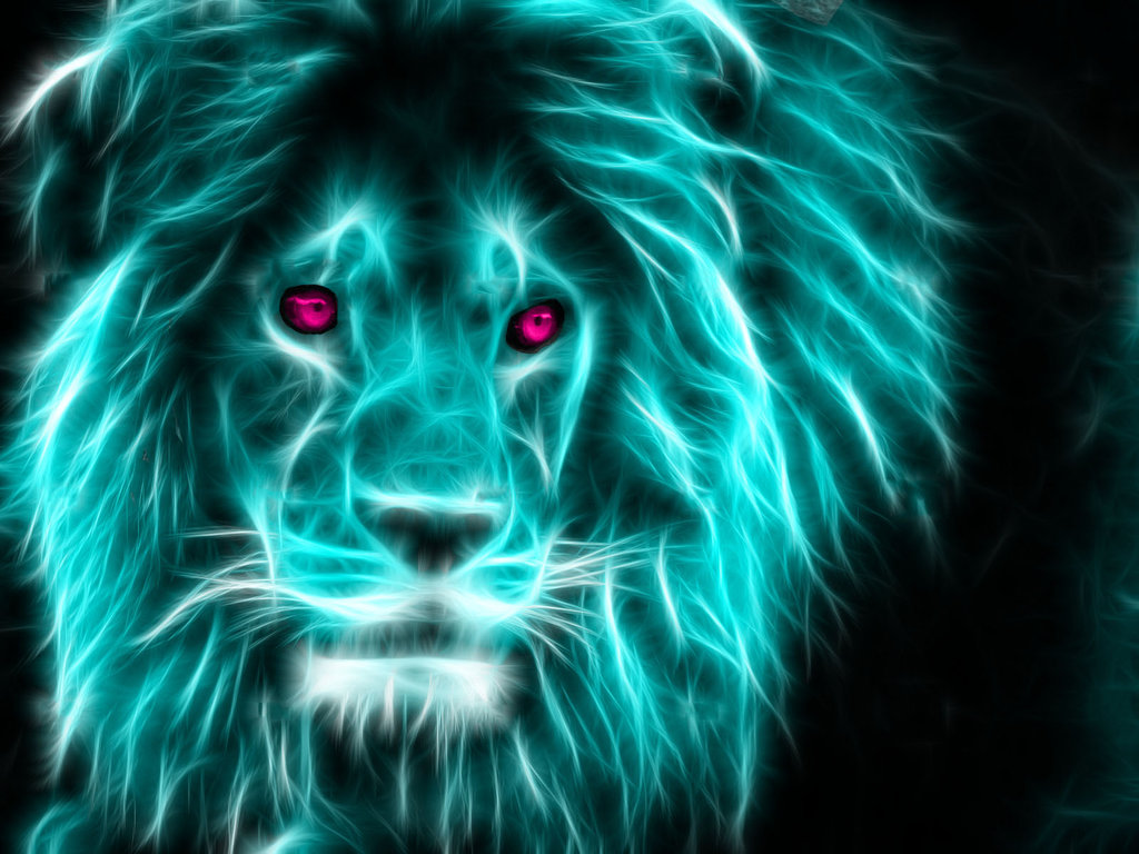 Neon Lion By Theferraci
