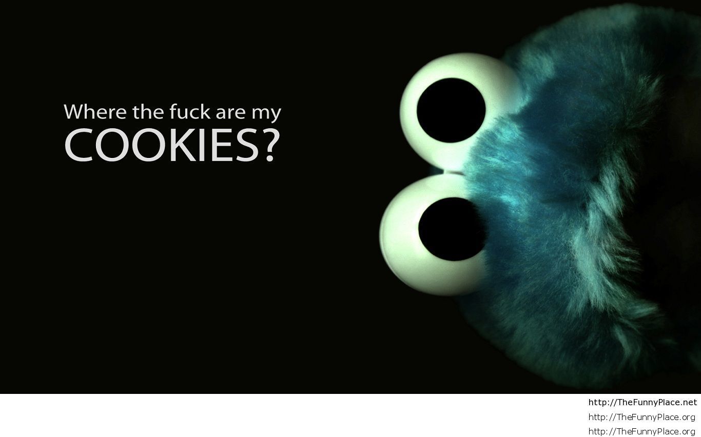 Funny Wallpaper HD Cookie Monster Where The F Are My Cookies
