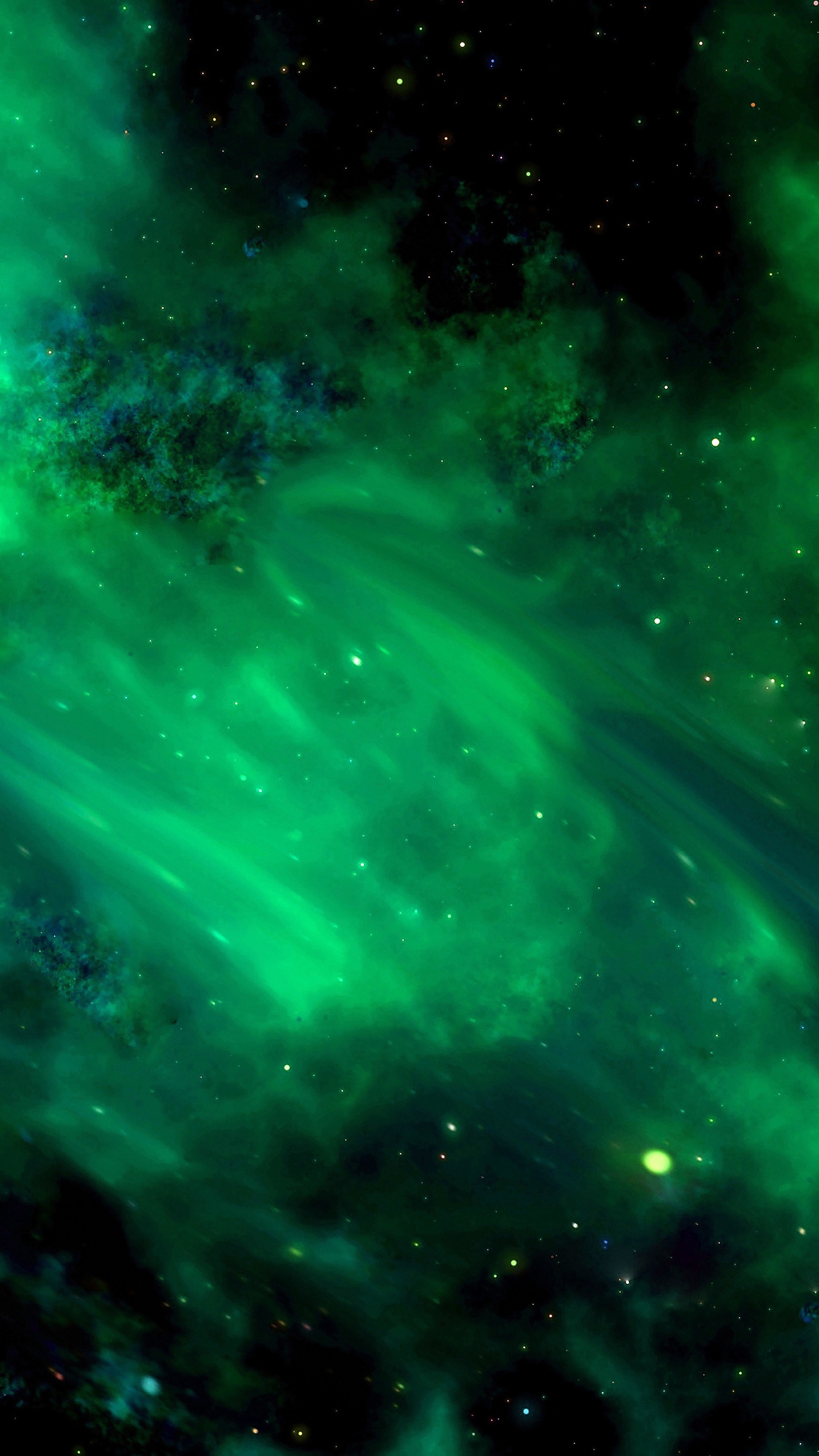 Galaxy Neon Green Cool Green Backgrounds