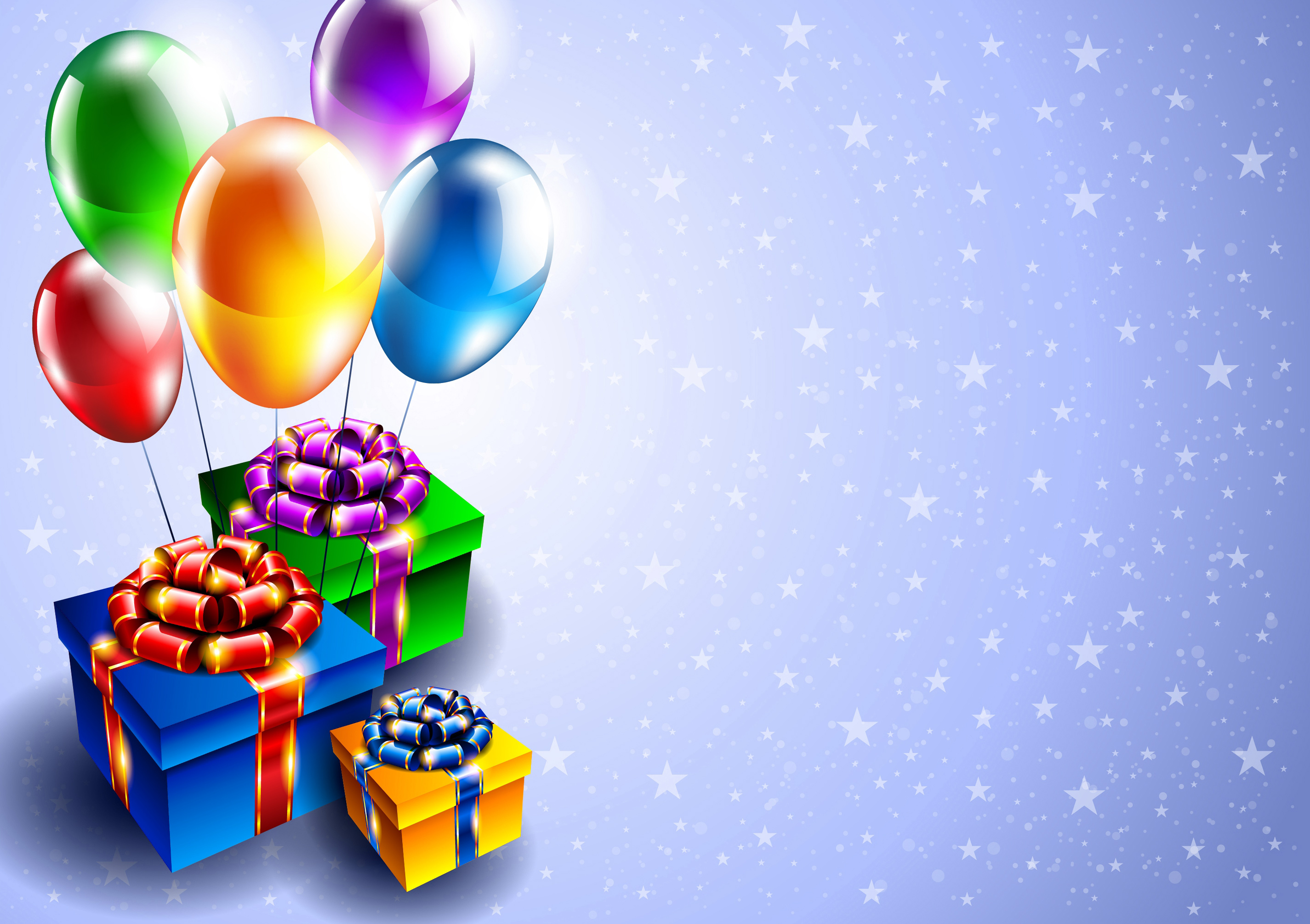 BirtHDay Background With Gifts Gallery Yopriceville High