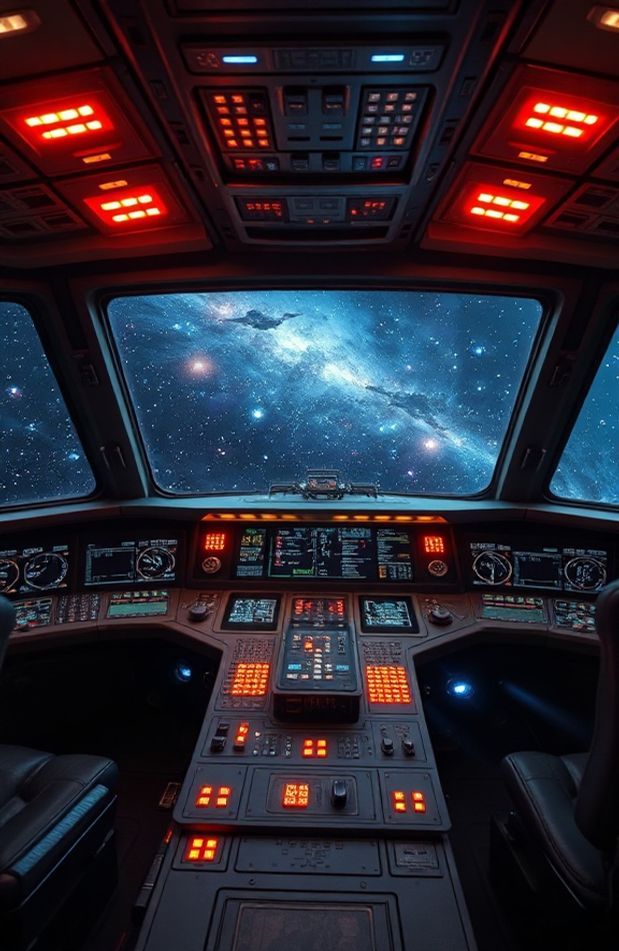 Millenium Falcon Cockpit Wallpaper