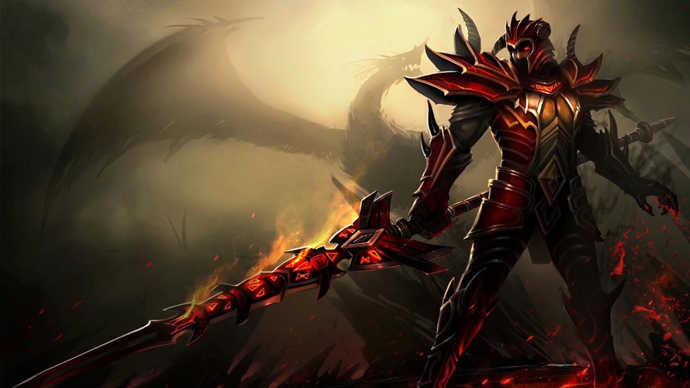 dragon slayer league of legends champion lol game wallpaper dragon