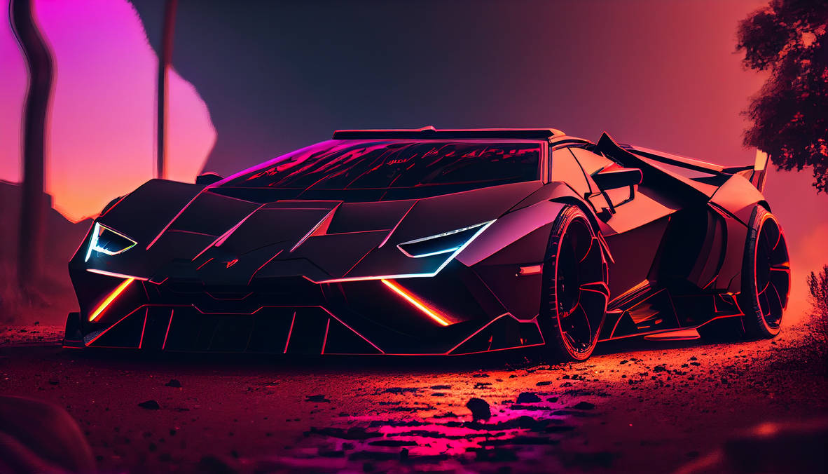Anime Style Lamborghini Wallpaper By Resonance007