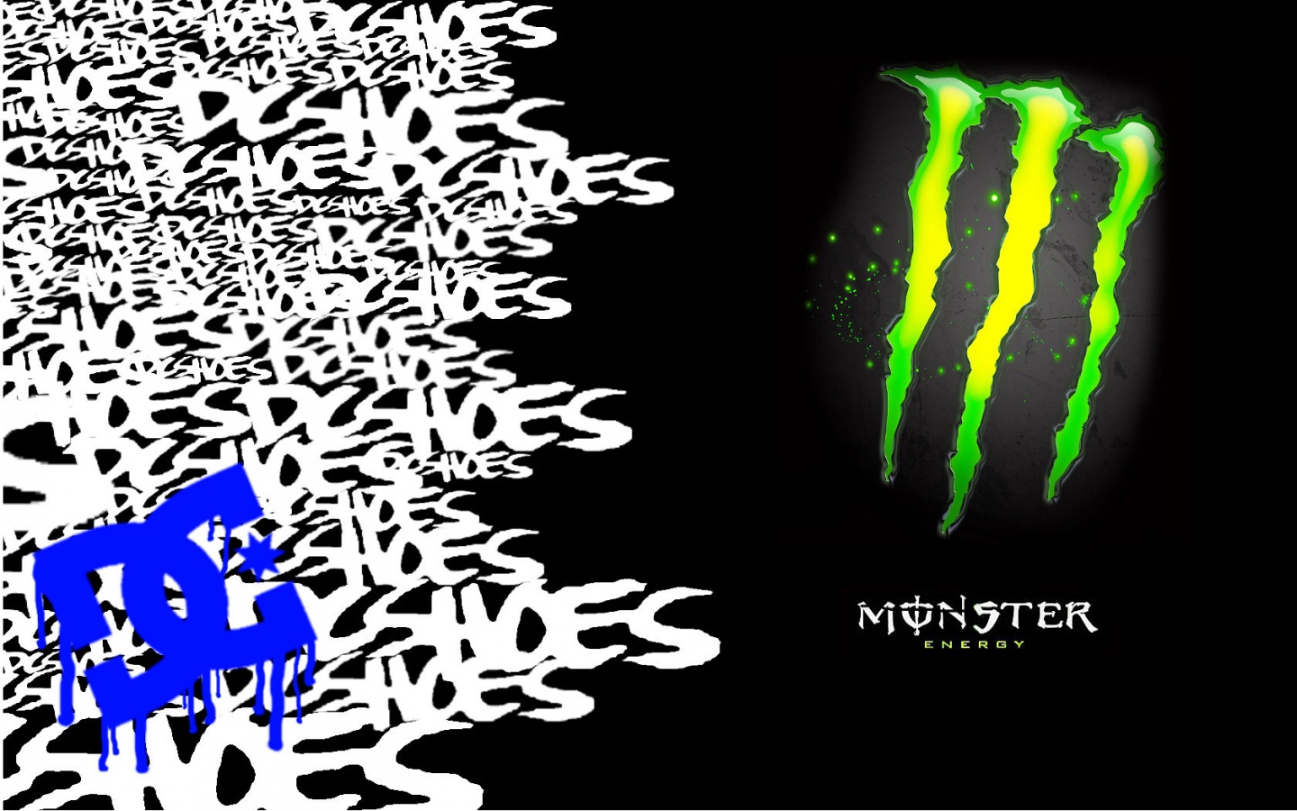 Monster Dc Shoes Wallpaper Background