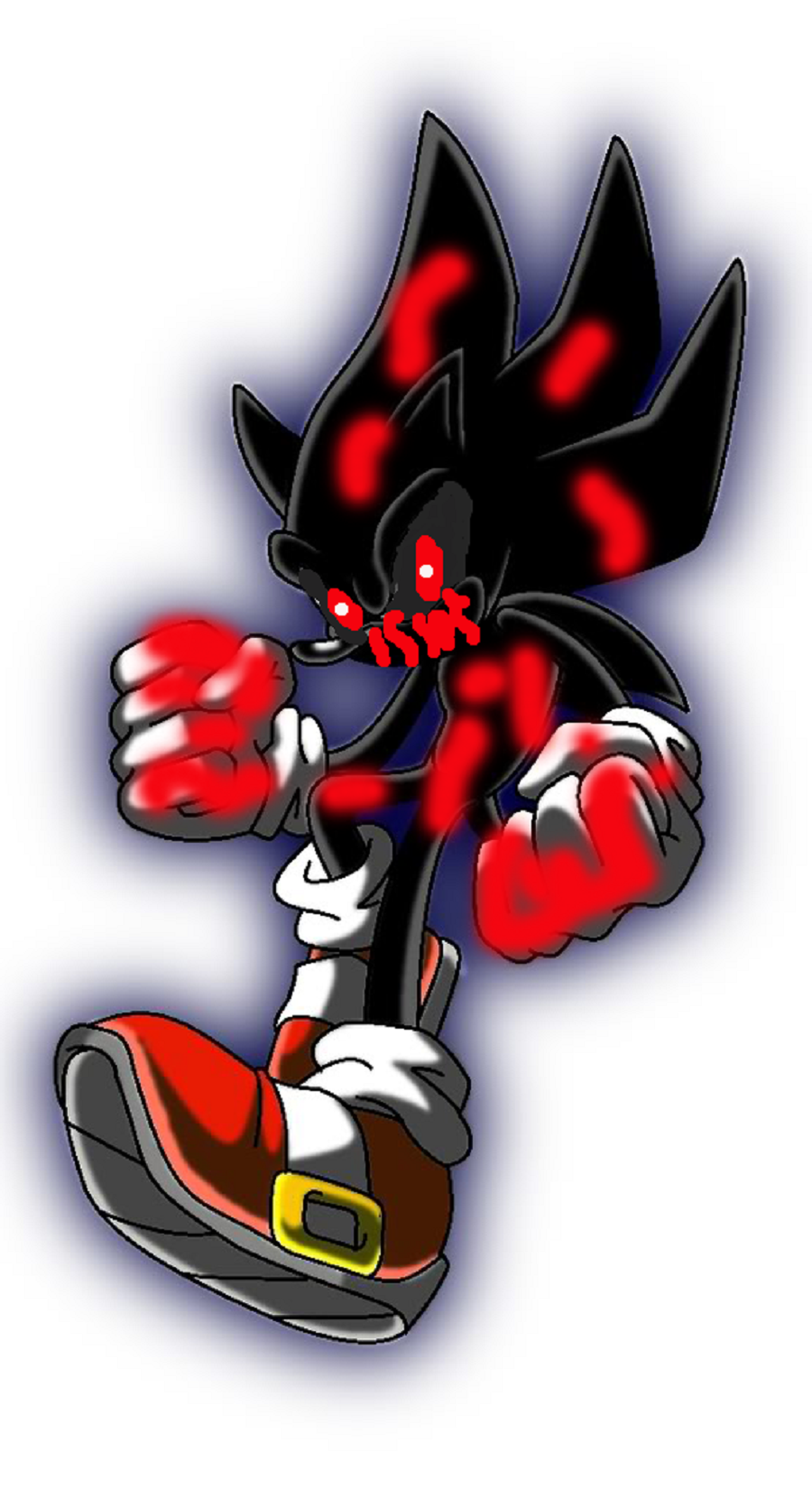 Dark Super Sonic Exe By Mrsonicexe14