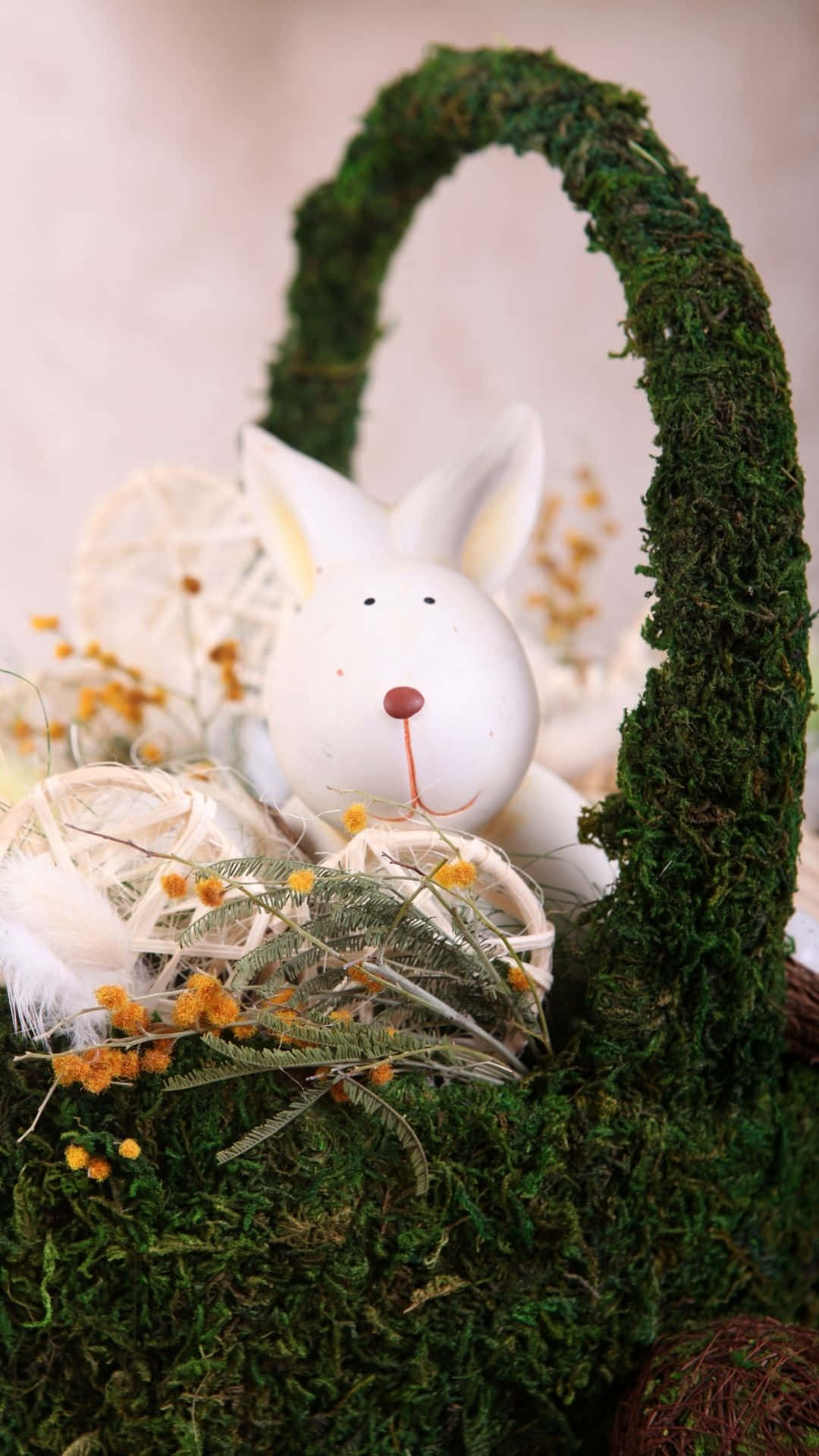 Brighten Someone S Easter Morning With This Cheerful Basket Wallpaper