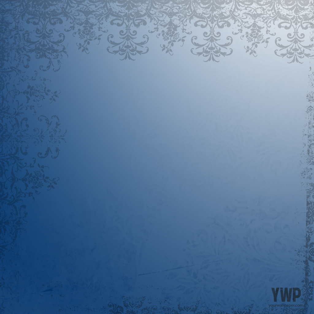 Victorian iPad Wallpaper Blue