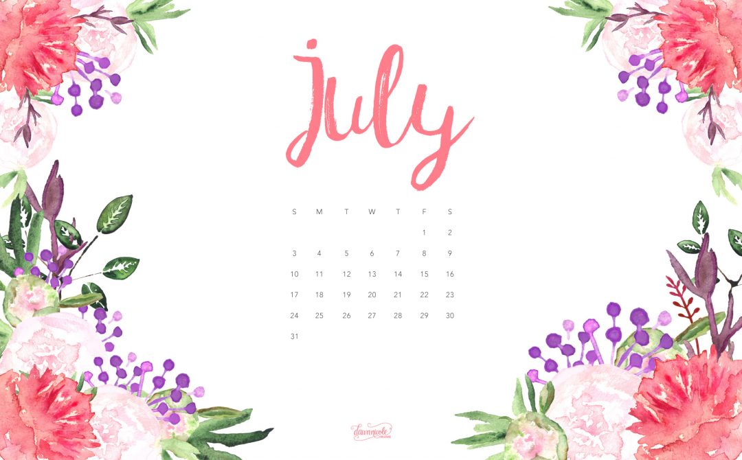 July Calendar Wallpaper 52dazhew Gallery