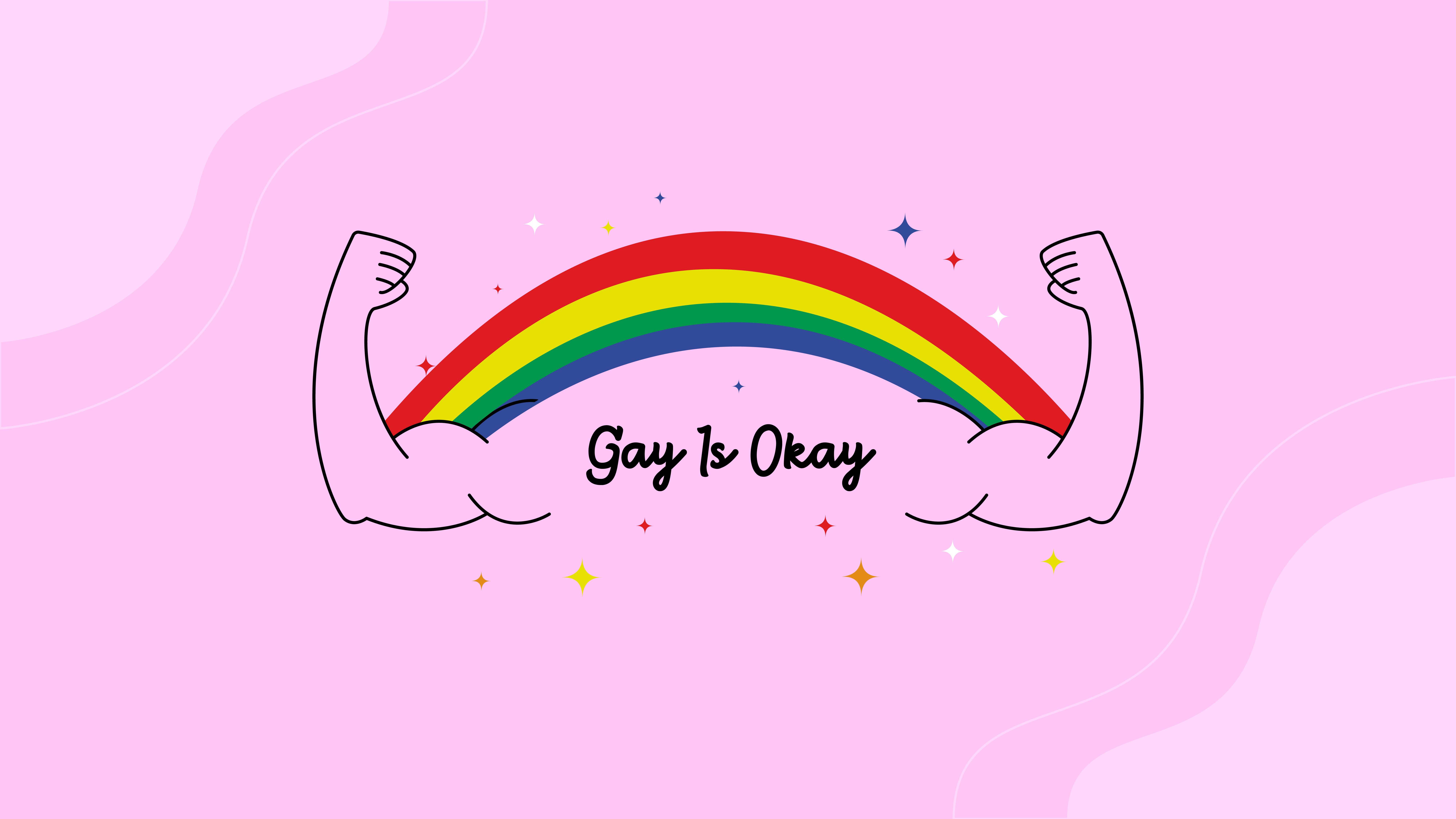 Pride Month Wallpaper Template