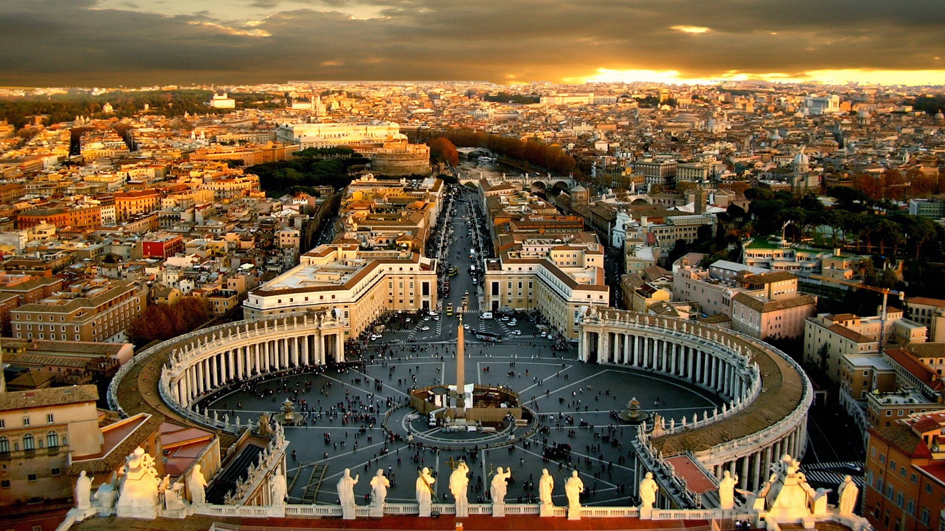 Catholic Church Vatican Skyline Wallpaper Desktop Background For