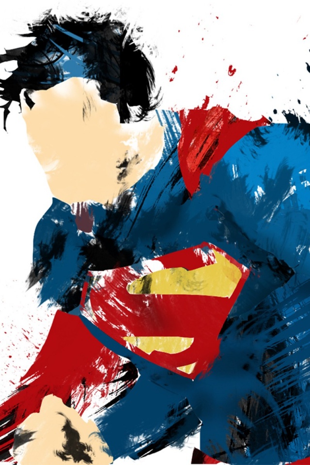 640x960 Superman Digital Art Iphone 4 wallpaper