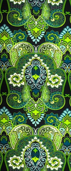 Silk painting inspiration onPaisley Timorous Beasties