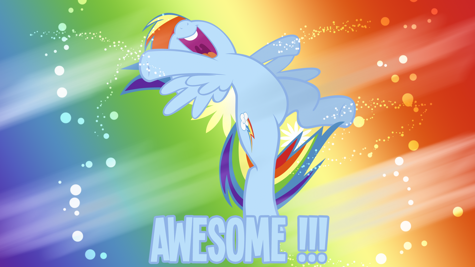 Awesome Rainbow Dash Wallpaper By Bluedragonhans