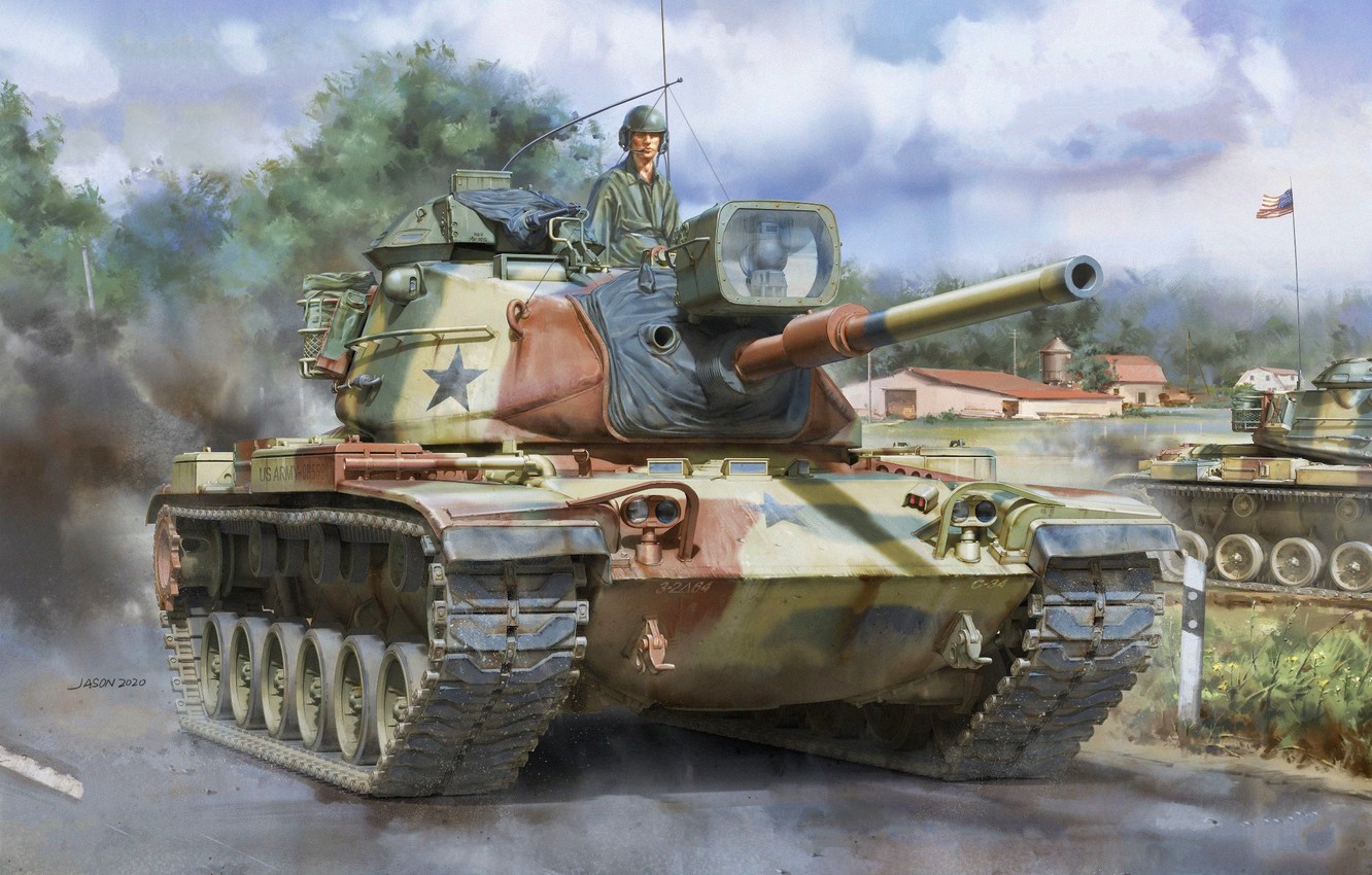 Wallpaper Tank Us Army M60a1 M60 Tanker Main Battle