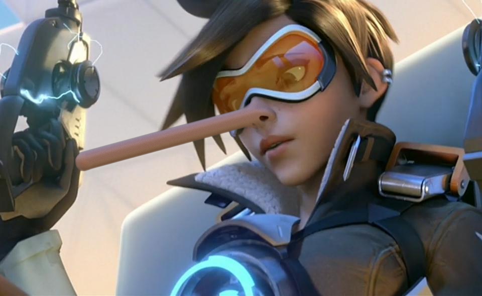 Tracer Overwatch Nose Morph by nexus 9 on