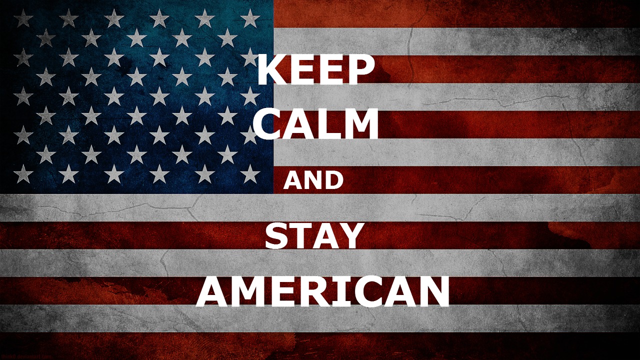 Keep Calm And Stay American Flag Wallpaper 8252 Wallpaper