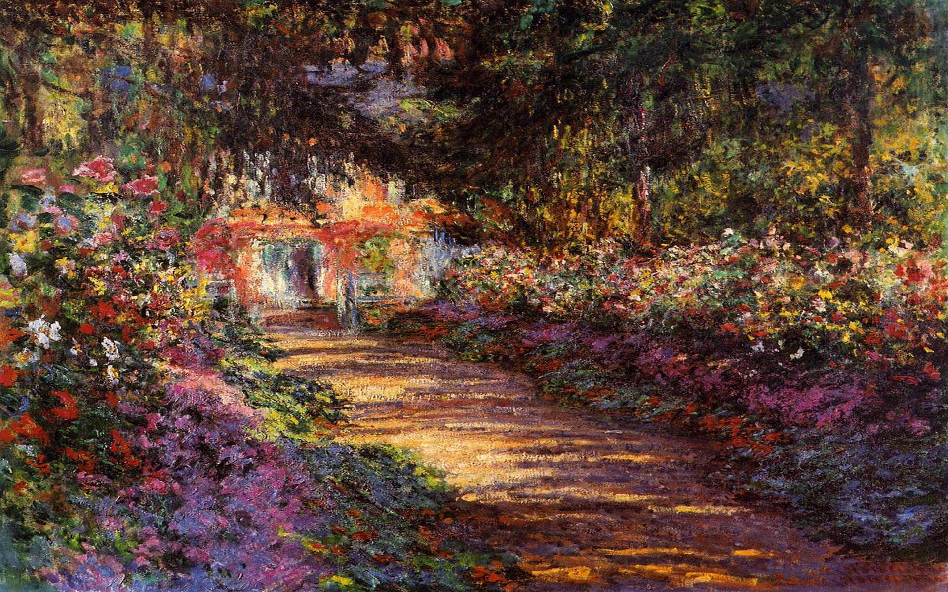 Claude Monet Wallpaper Top Background