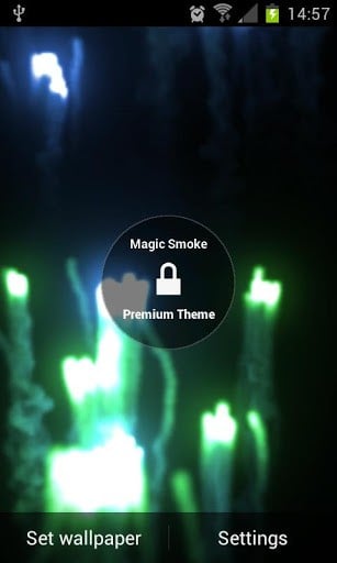 Magic smoke 3D est un fond d`cran anim raliste Il affiche des