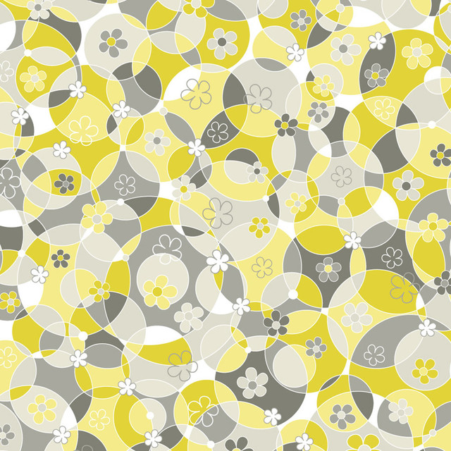    Yellow Wall Mural   Contemporary   Wallpaper   by Murals Your Way