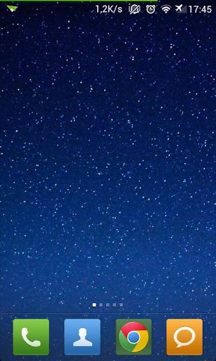 Bigger Night Sky Stars Live Wallpaper For Android Screenshot