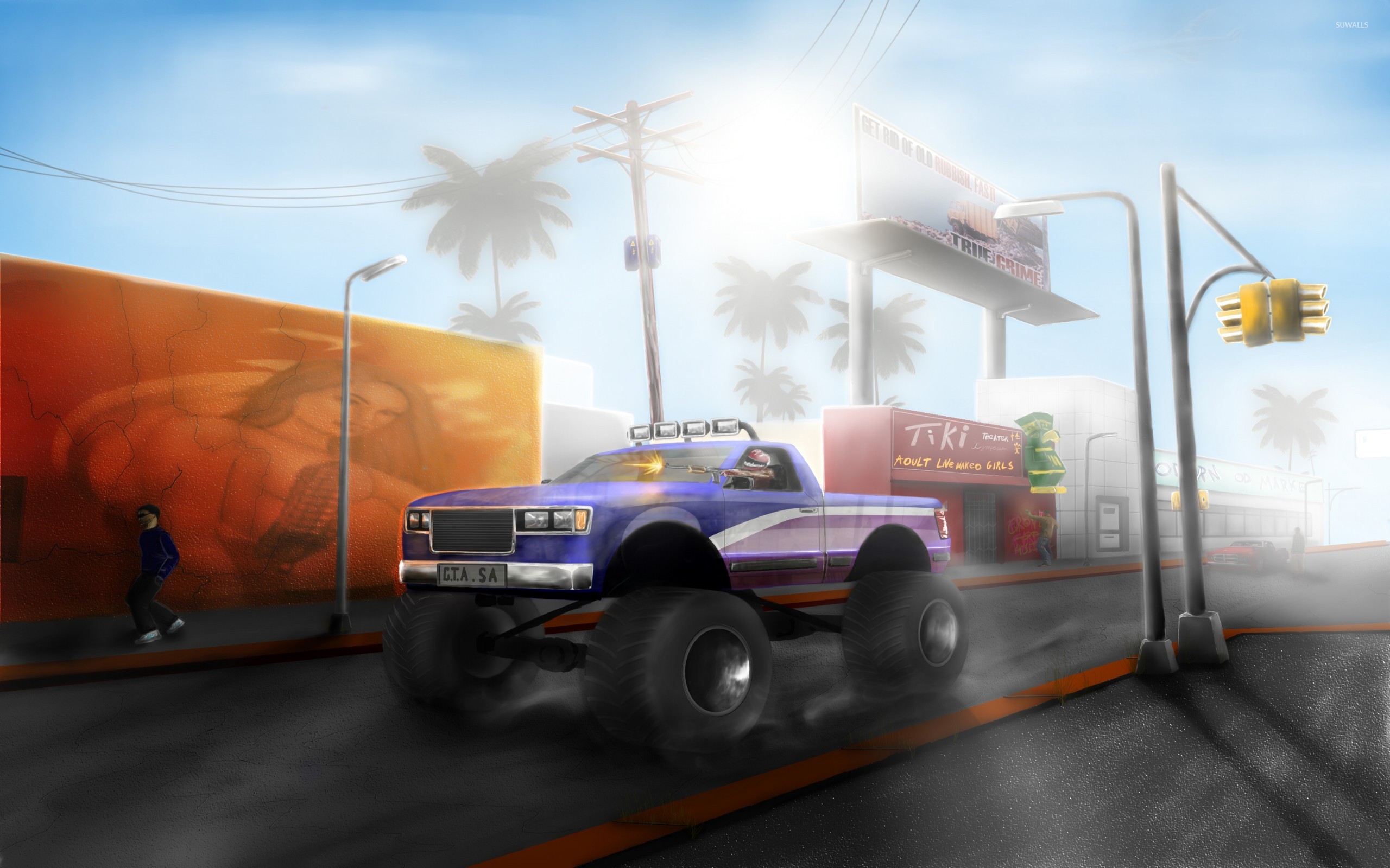 Grand Theft Auto San Andreas Wallpaper Game