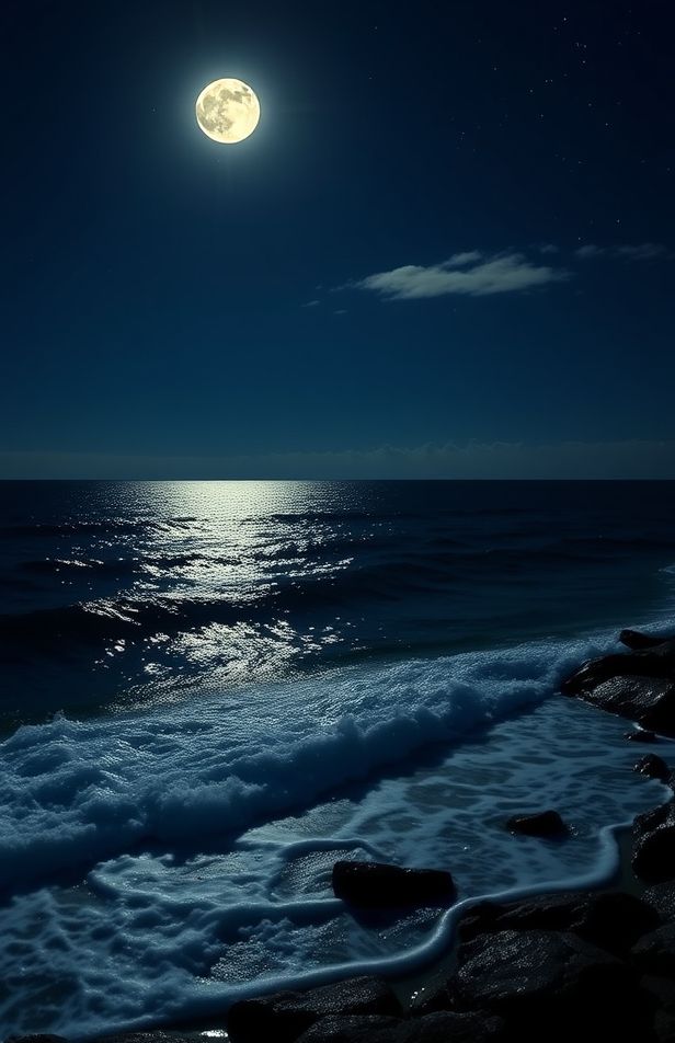 Night Ocean Wallpaper