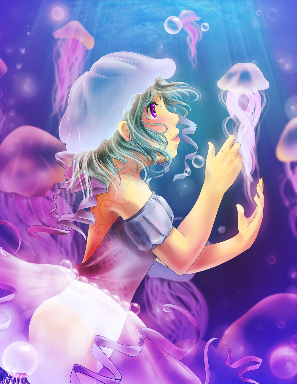 Jellyfish Princess By Pikadiana
