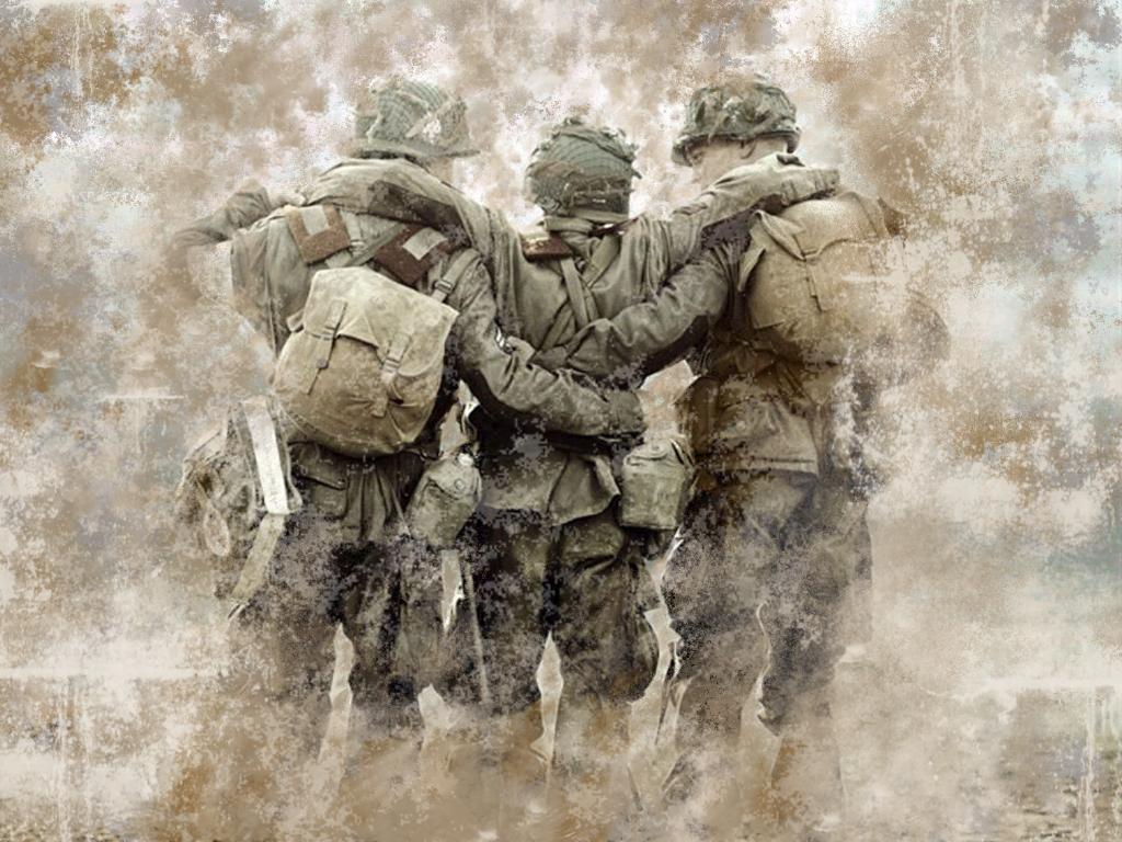 Band Of Brothers Wallpaper Dirt Effect By Rdgraphicdesigns On