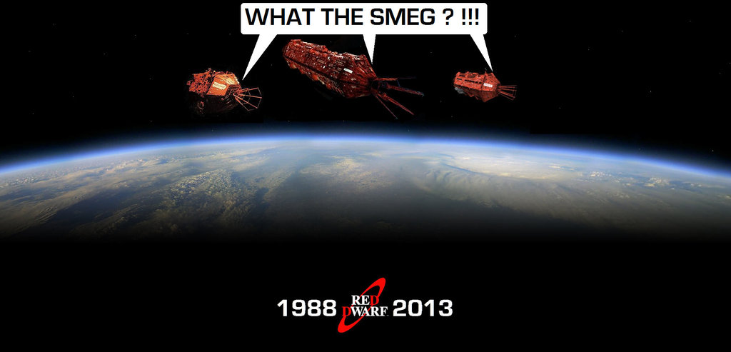 Red Dwarf Generations Of The Same Mining Ship By Doctorwhoone On