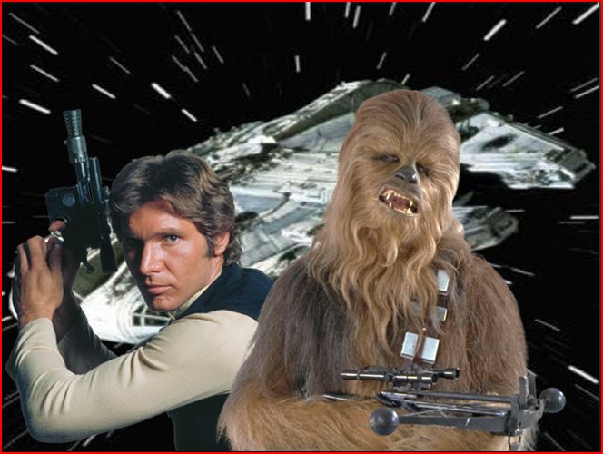 Han Solo And Chewbacca By Starwarspersona3