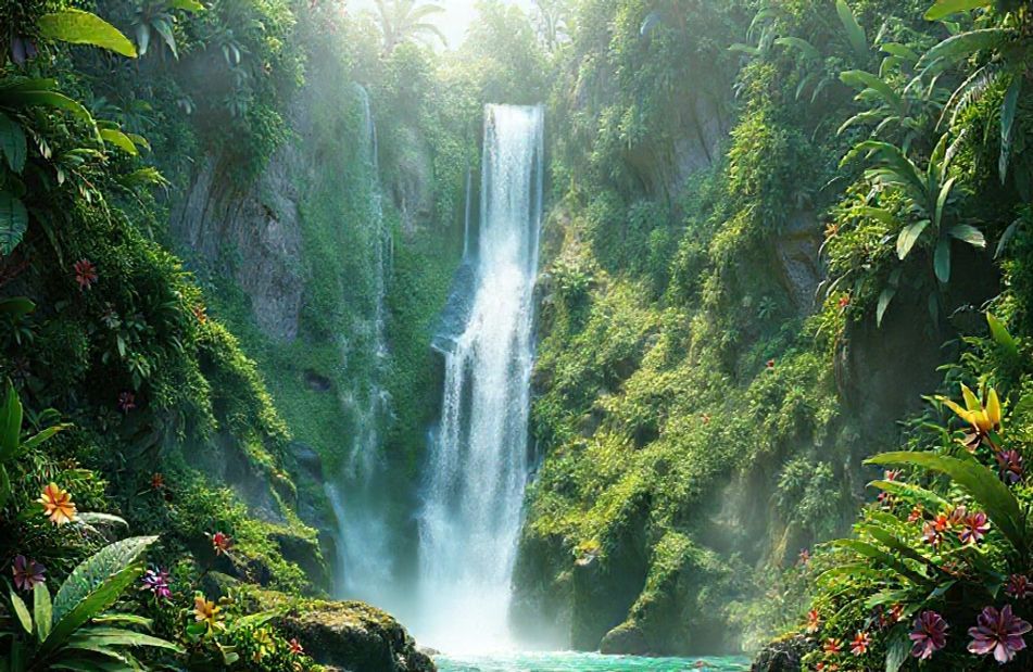 3d Waterfall Wallpaper
