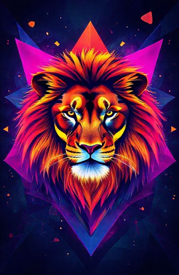 Neon Animal Wallpaper